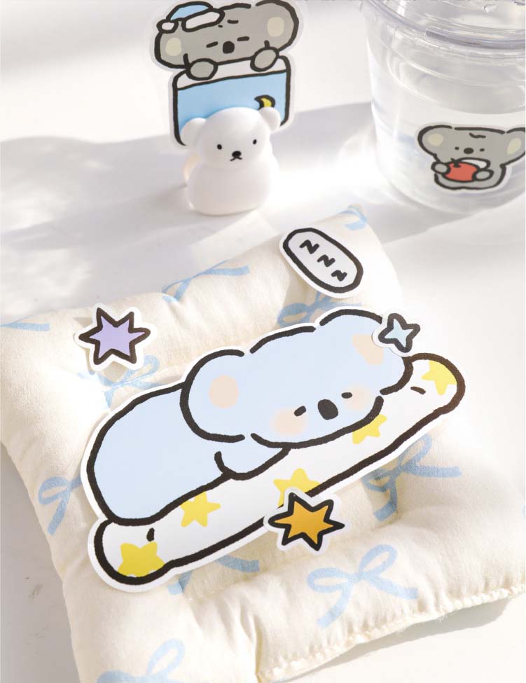Stickers Cute Pet Adventure Sleepy Koala
