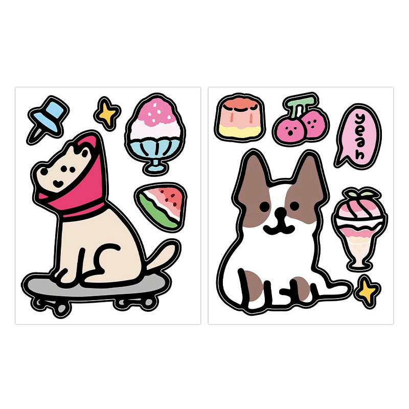 Stickers Cute With You Dog Vacation