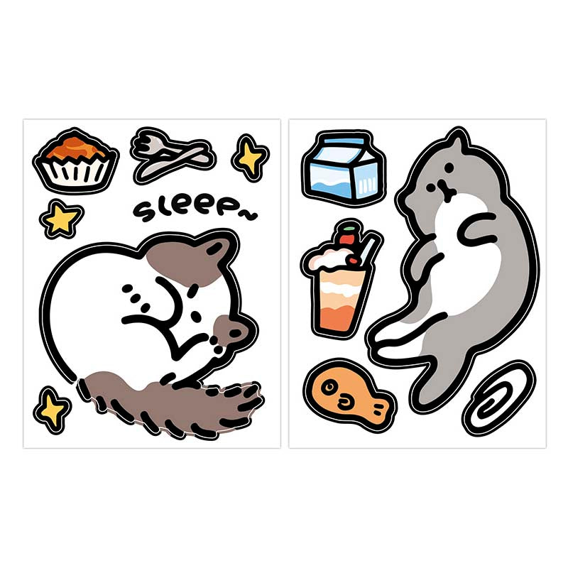 Stickers Cute With You Sleepy Cat