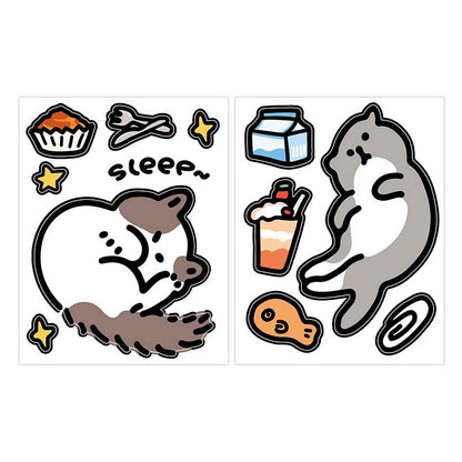 Stickers Cute With You Sleepy Cat