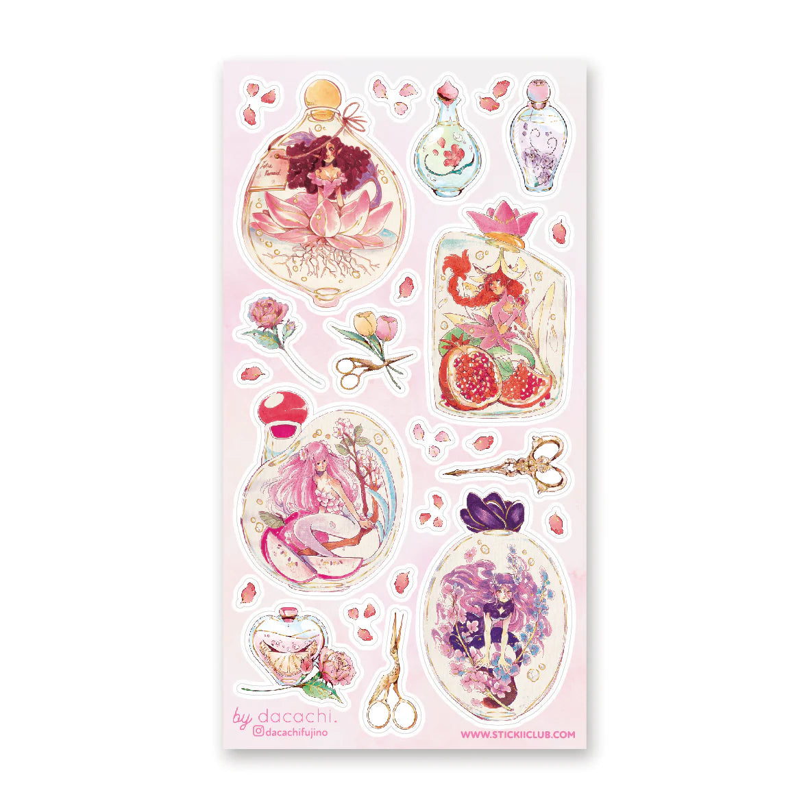 Stickers Mermaid Perfumes