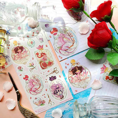 Stickers Mermaid Perfumes