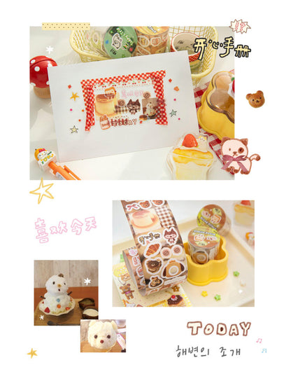Stickers en Rollo Daily Fragments Bread Attack