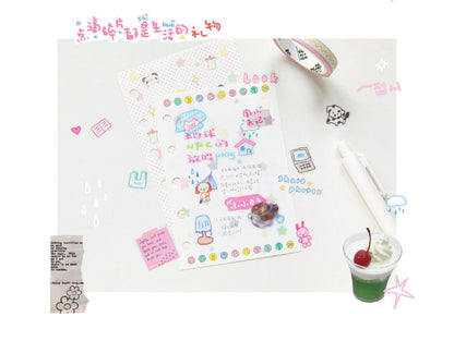Stickers en Rollo Daily Fragments Life Record