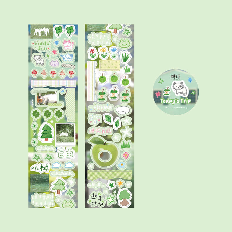 Stickers en Rollo Daily Fragments Today&