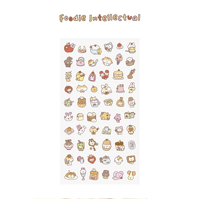 Stickers Daydream Diaries Foodie Intellectual