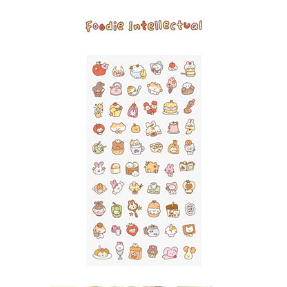 Stickers Daydream Diaries Foodie Intellectual