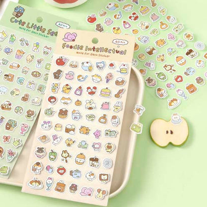 Stickers Daydream Diaries Foodie Intellectual