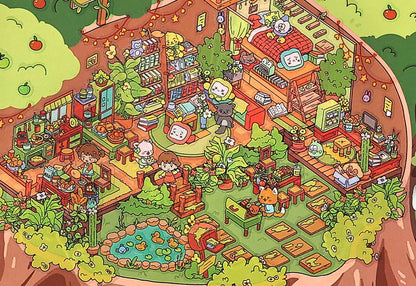 Stickers Escenario 3D My House V3 Forest Cabin