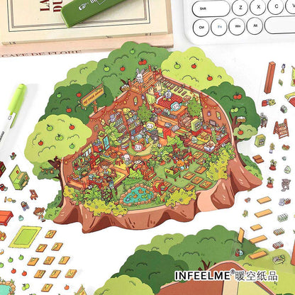 Stickers Escenario 3D My House V3 Forest Cabin