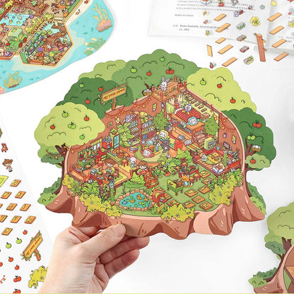 Stickers Escenario 3D My House V3 Forest Cabin