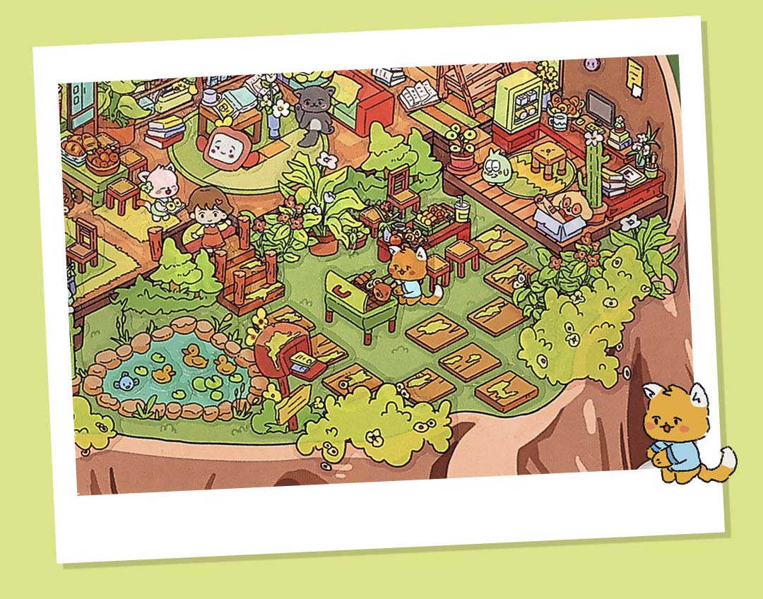 Stickers Escenario 3D My House V3 Forest Cabin