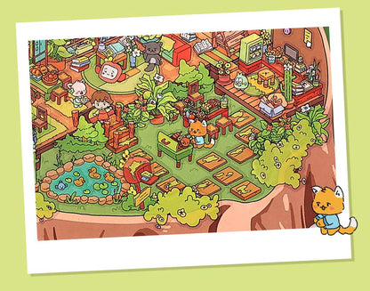 Stickers Escenario 3D My House V3 Forest Cabin