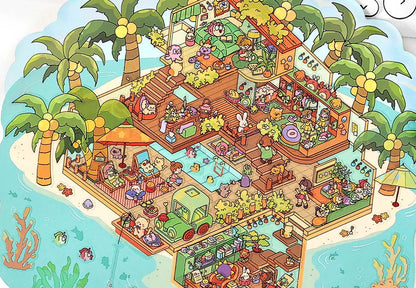 Stickers Escenario 3D My House V3 Forest Cabin