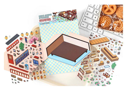 Stickers Escenario 3D Open Today V5 Sushi Bar