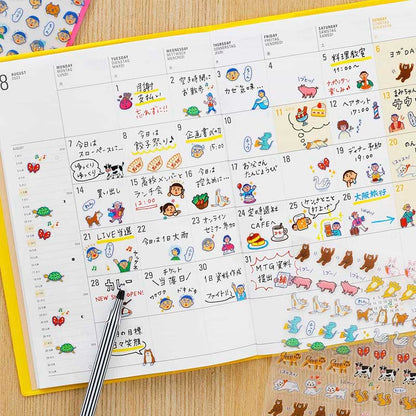 Stickers  Diary Animals