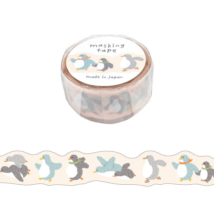 Washi Tape Die Cut Hokkori Penguin