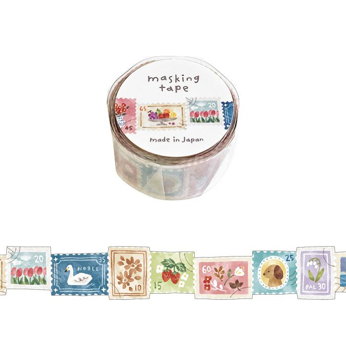 Washi Tape Die Cut Letter Stamp
