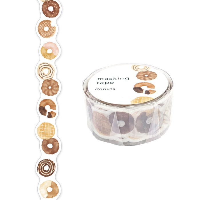 Washi Tape Die Cut Donuts