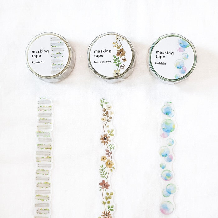 Washi Tape Die Cut Hana Brown