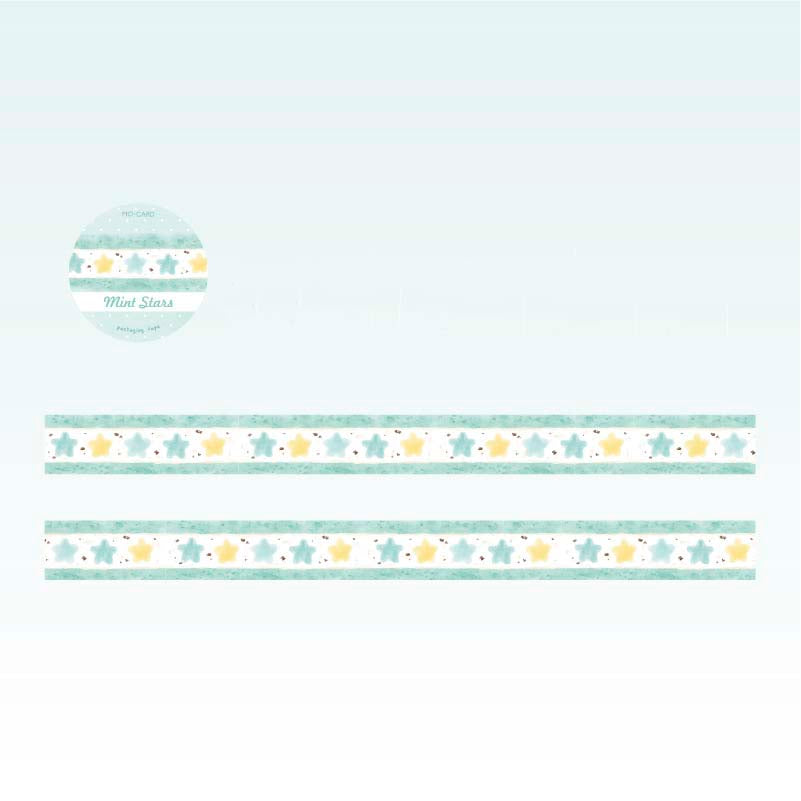 Washi Tape DingDing Cake Shop Mint Star