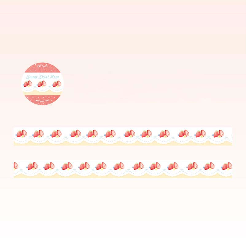 Washi Tape DingDing Cake Shop Sweet Skirt Hem