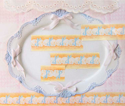 Washi Tape DingDing Cake Shop Vanilla Cream