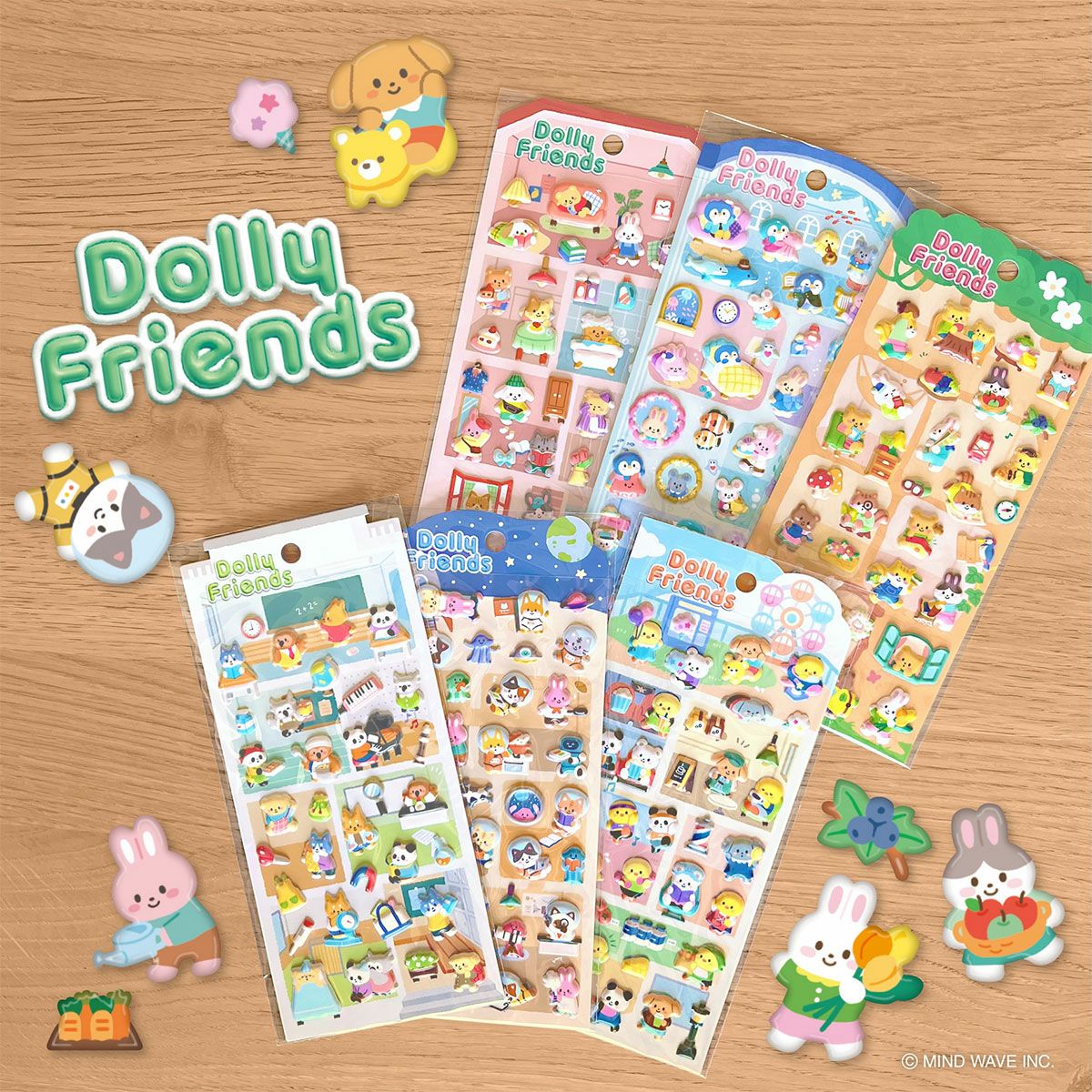 Stickers Dolly Friends Leisure