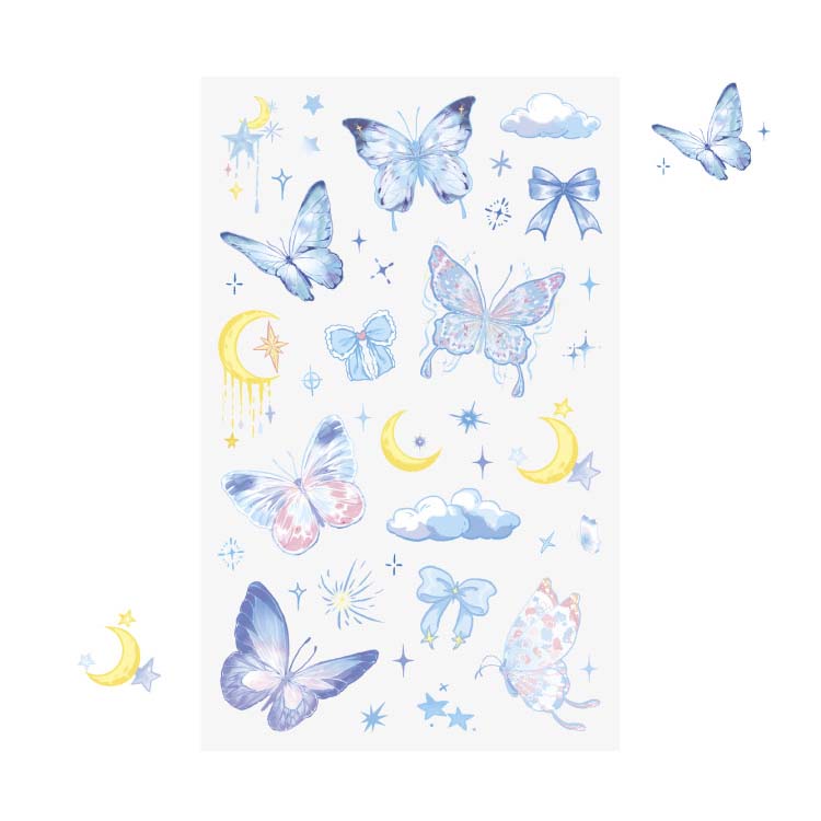 Card Lover | Pegatinas Dream Butterfly Blue