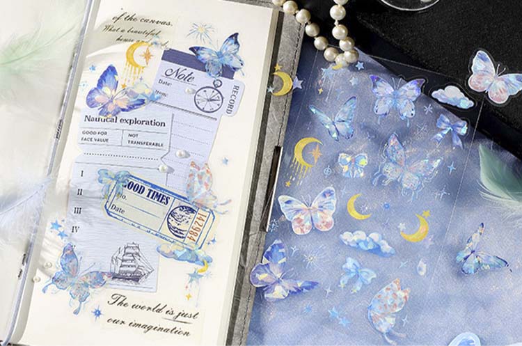 Card Lover | Pegatinas Dream Butterfly Blue