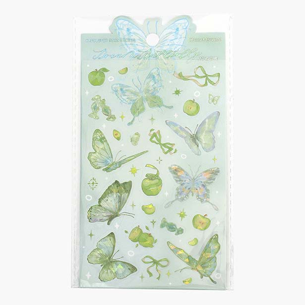 Card Lover | Pegatinas Dream Butterfly Green