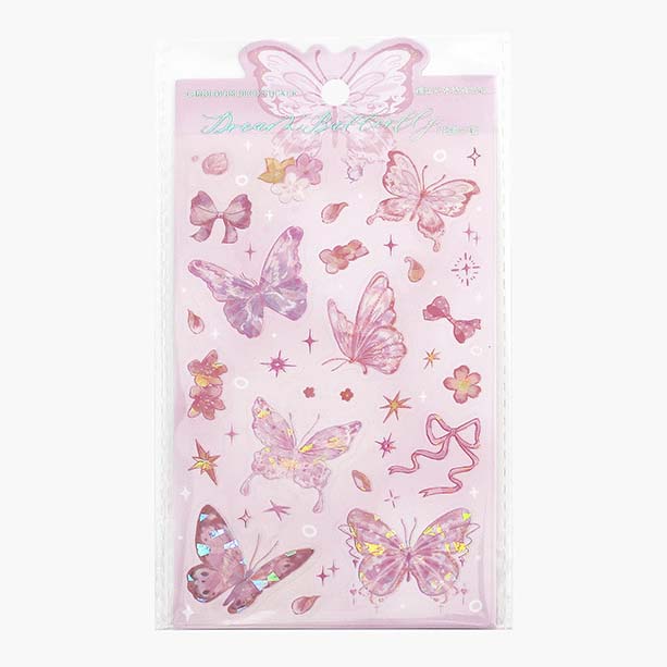 Card Lover | Pegatinas Dream Butterfly Pink