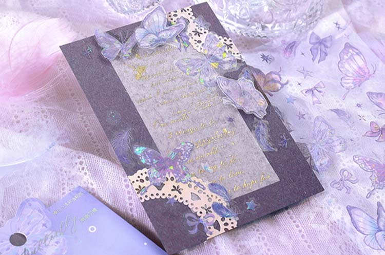 Card Lover | Pegatinas Dream Butterfly Purple