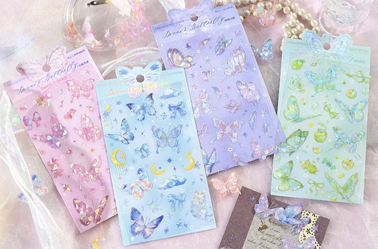 Card Lover | Pegatinas Dream Butterfly Blue