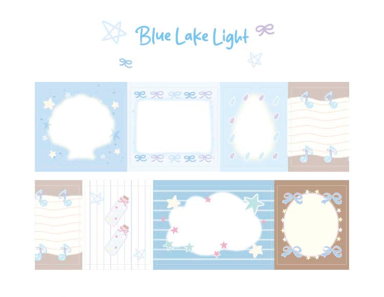 Stickers en Rollo Dream Town Blue Lake Light