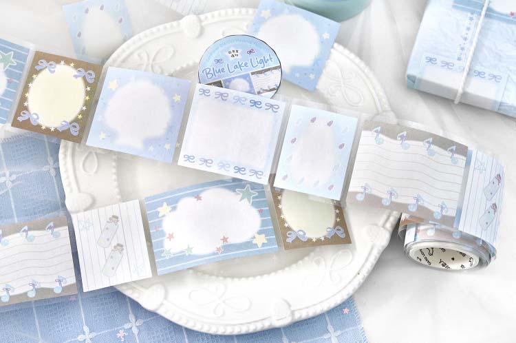 Stickers en Rollo Dream Town Blue Lake Light