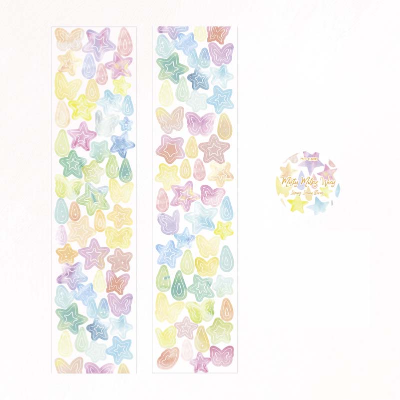 Stickers en Rollo Dyeing Dream Misty Milky Way
