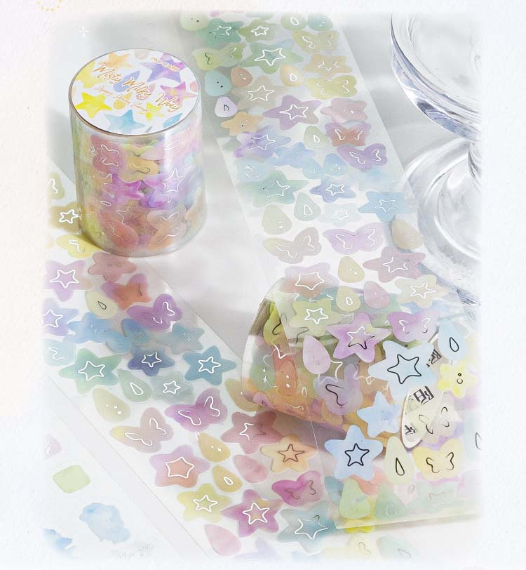 Stickers en Rollo Dyeing Dream Misty Milky Way