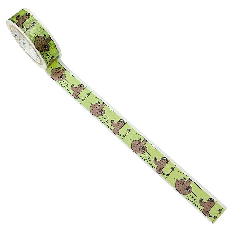 Washi Tape Endangered Species Sloth