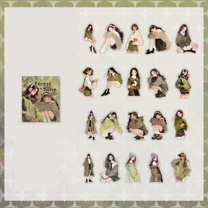 Stickers Fashion Fantasy Forest Time