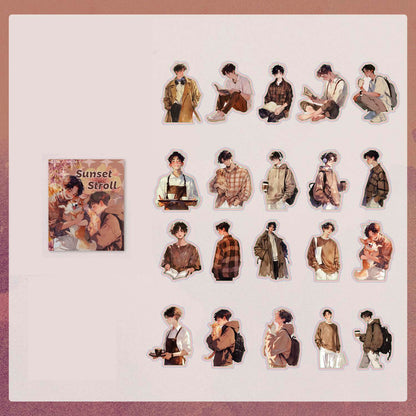 Stickers Fashion Fantasy Sunset Stroll