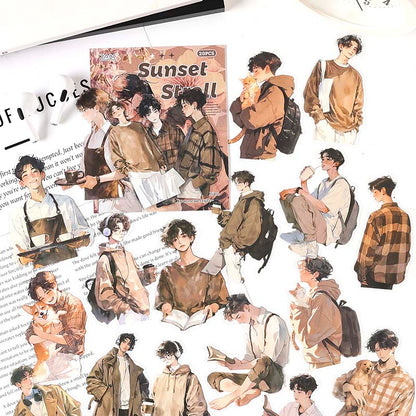 Stickers Fashion Fantasy Sunset Stroll
