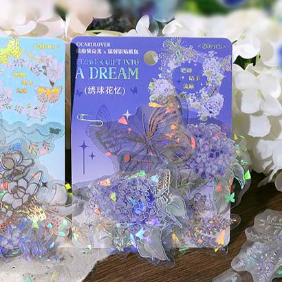 Stickers Flower Gift Into A Dream Hydragea Flowers