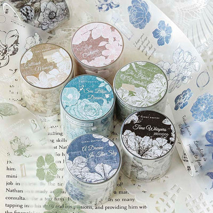 Stickers en Rollo Flower Print The Heart Of Vegetation