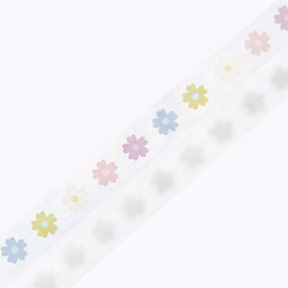 Clear Tape Slim Flower