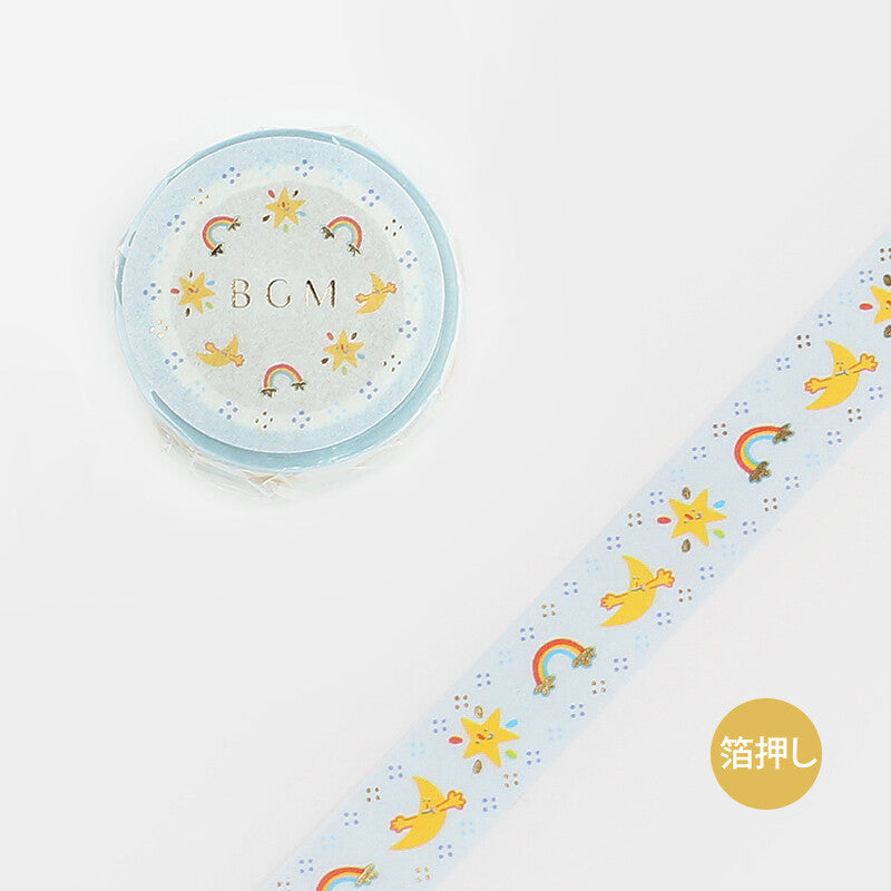 Washi Tape Foil Embroidery Star