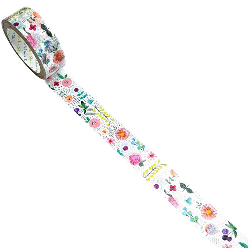 Washi Tape Foil Botany