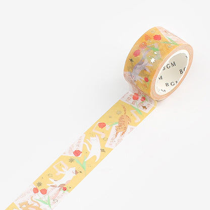 Washi Tape Foil Cat Songs