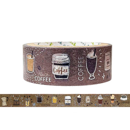 Washi Tape Foil Coffee
