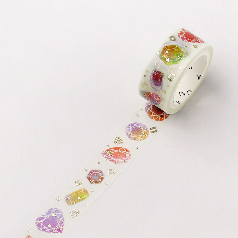 Washi Tape Foil Colorful Jewerly